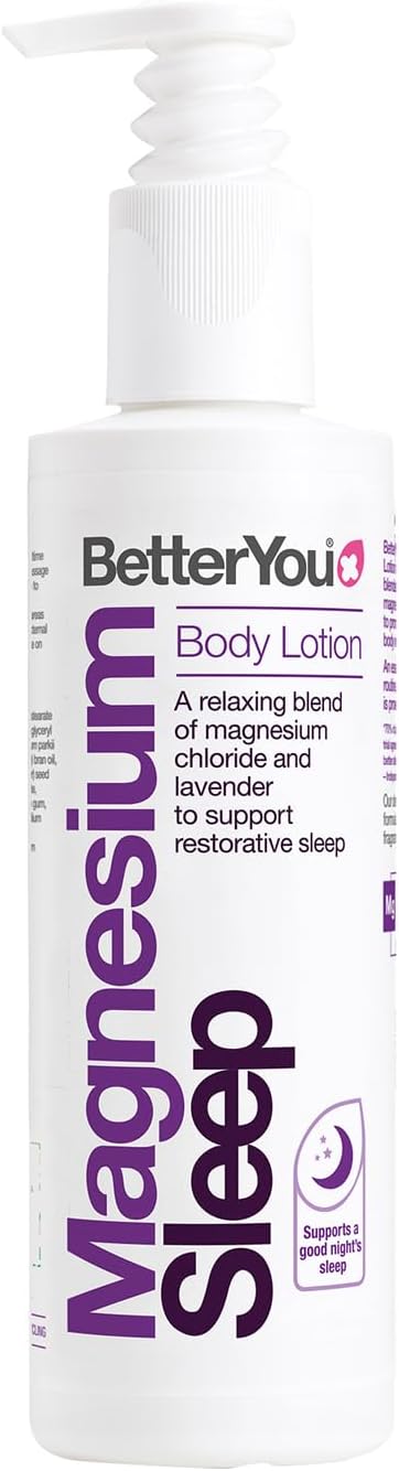 BetterYou Magnesium Sleep Lotion, Magnesium Transdermal Lotion for Better Sleep Infused with Lavender and Chamomile to Promote Sleep, 180ml - Image 2