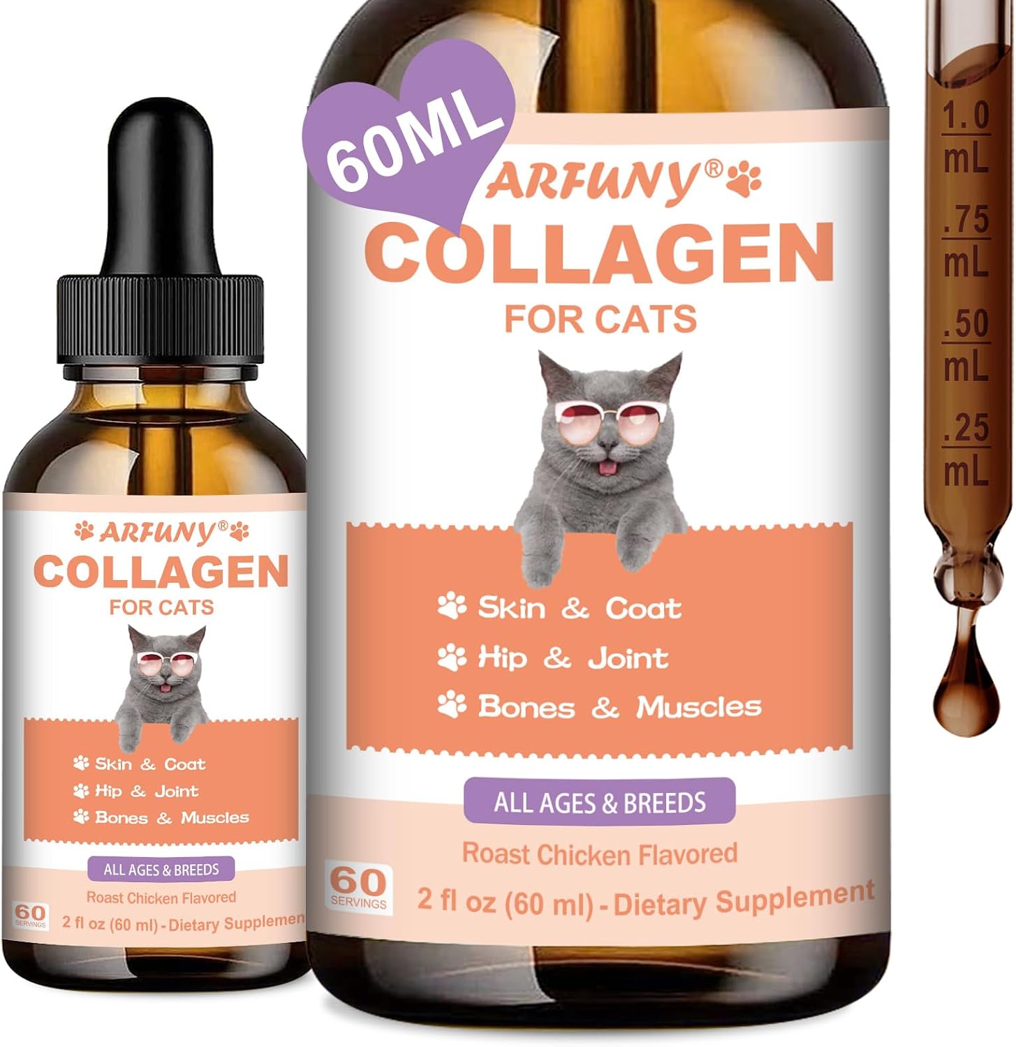 Cat Collagen, Skin & Coat Support, Joints & Immunity - Image 2