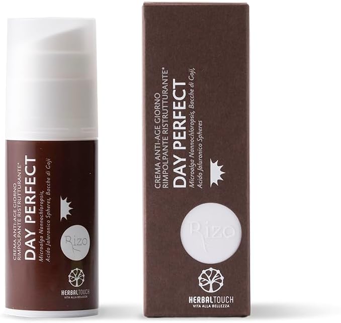 Day Perfect Cream 50 ml Anti-Ageing Face Cream Face Lift with Hyaluronic Acid, Microalgae and Goji Berries Firming and Restructuring Effect - Image 2