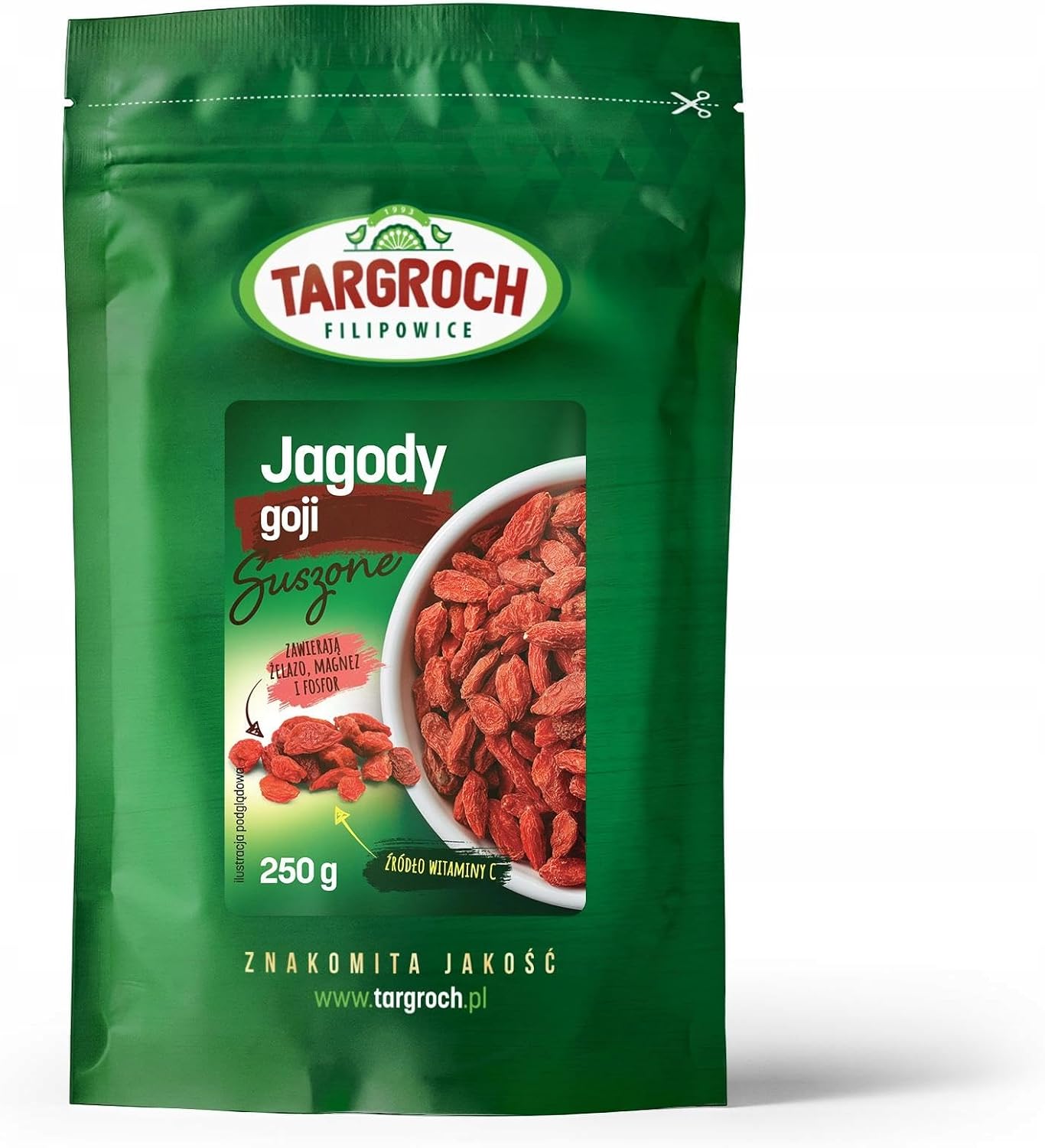 Dried goji berries 250g Targroch - Image 2