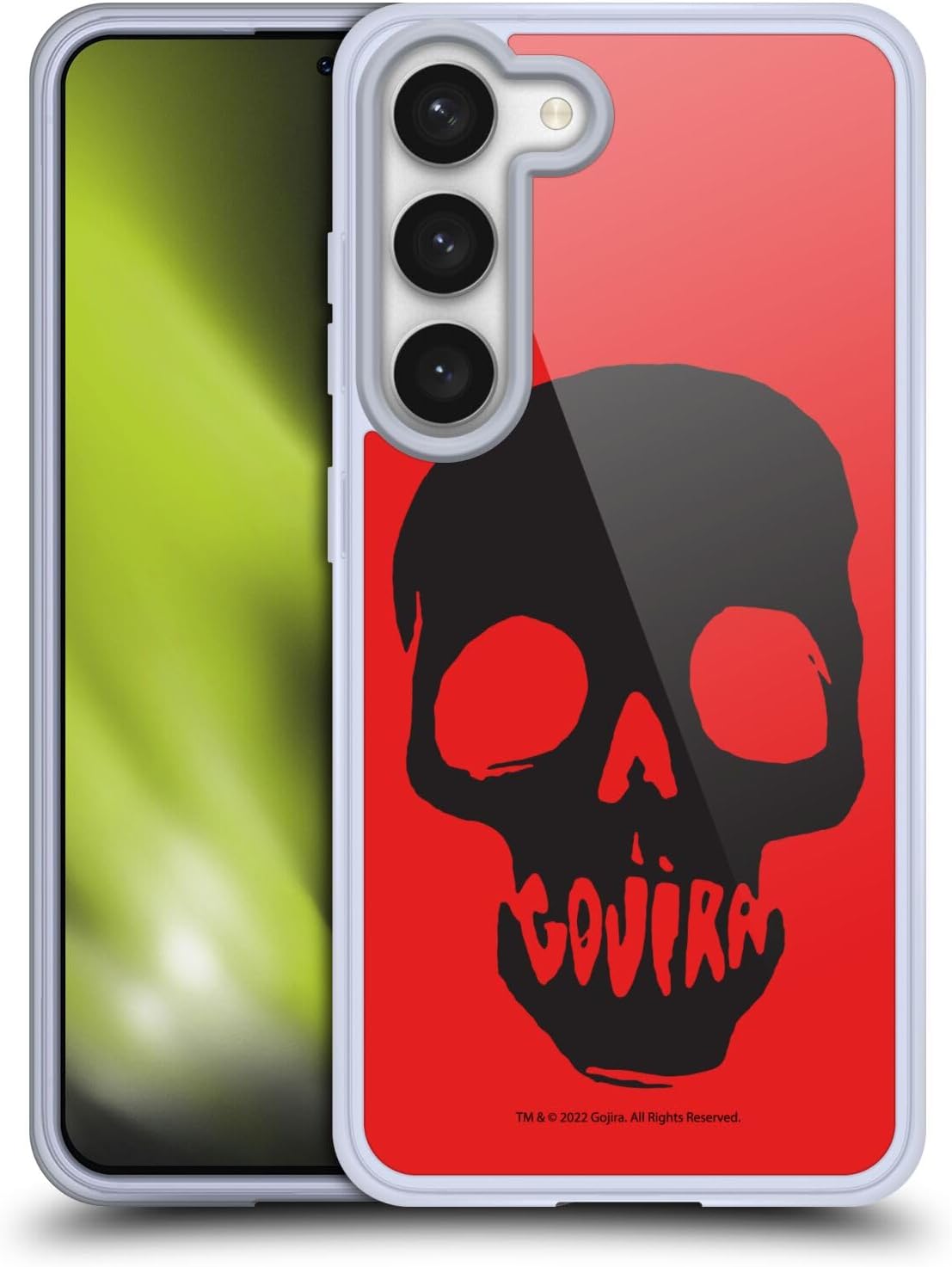 Head Case Designs Officially Licensed Gojira Skull Mouth Graphics Soft Gel Case Compatible with Samsung Galaxy S23 5G - Image 2