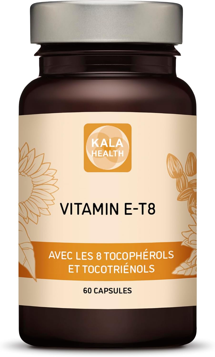 Kala Health Unique formula with 8 tocopherols and tocotrienols of vitamin E - free of PAHs, heavy metals, contaminants or preservatives - Certified Sustainable - Hair, Scars and Skin (60) - Image 2