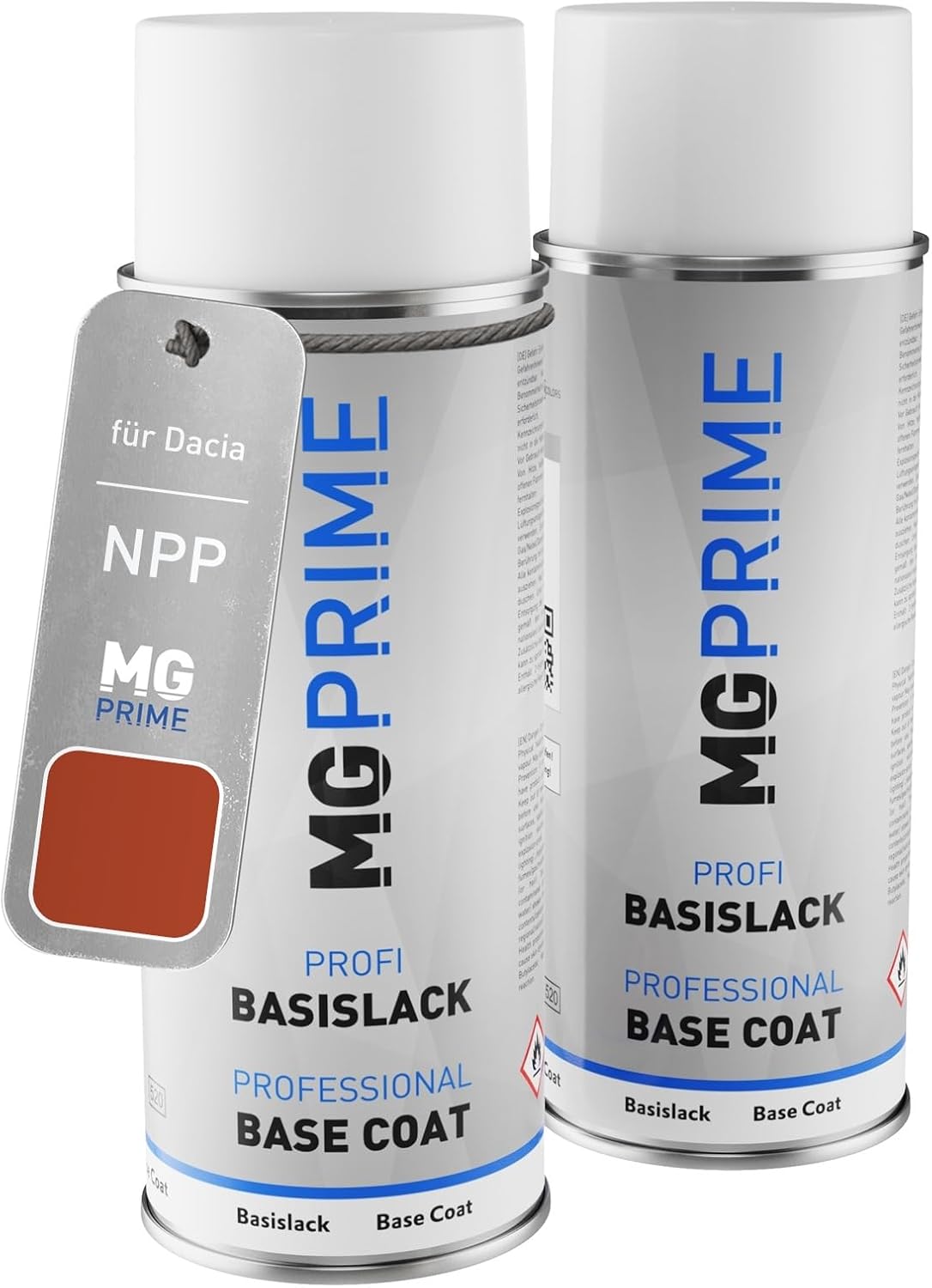 MG PRIME Peinture voiture Bombes aérosols pour Dacia NPP Rouge Goji Metall. - Image 2