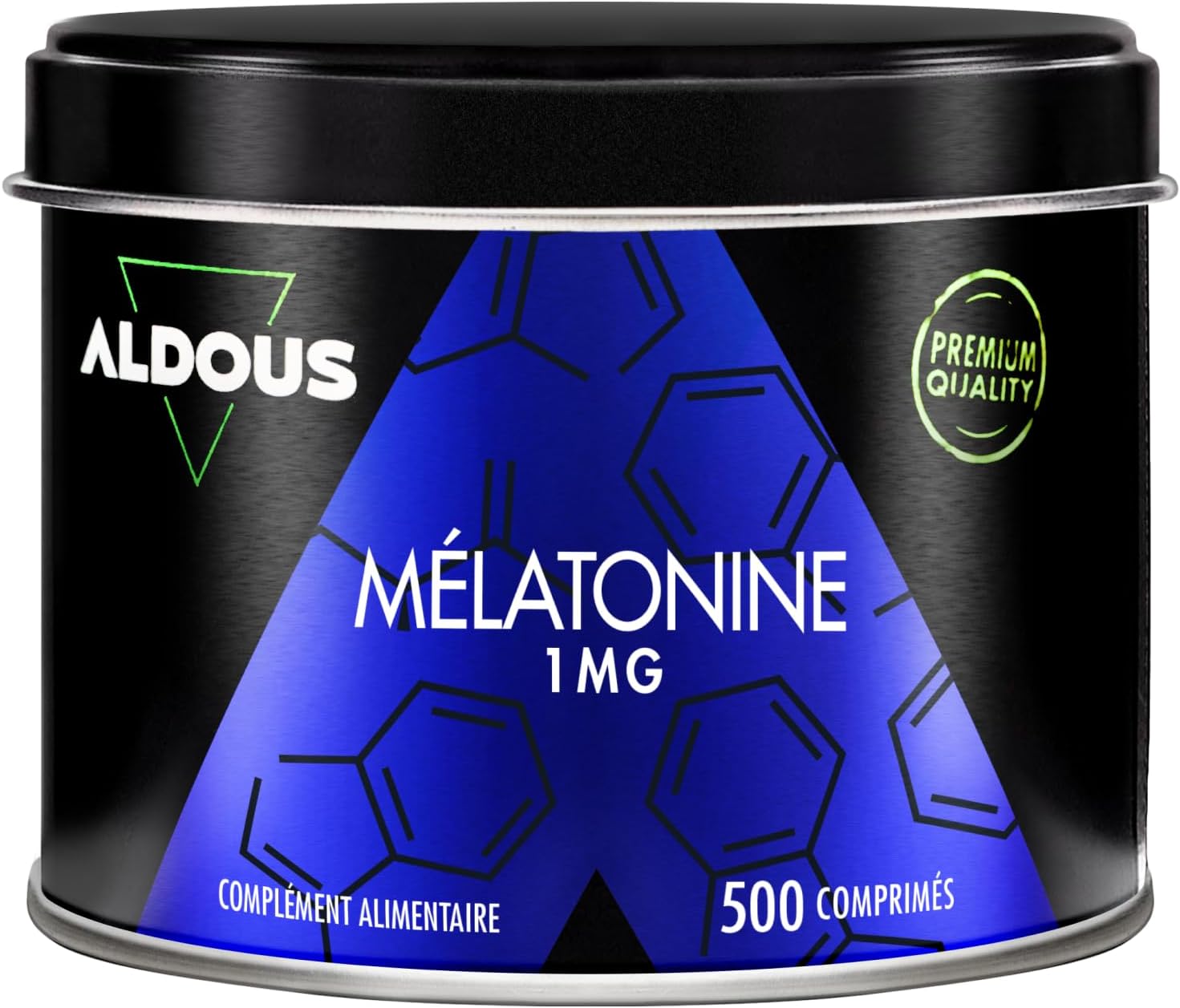 Melatonin 1mg - 500 Nights (+ 16 Months) - Pure Melatonin - For Sleep - Image 2