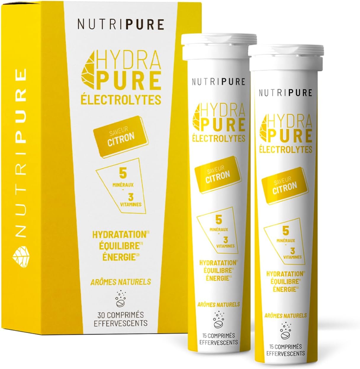 Nutripure - Hydrapure - Electrolyte Hydration Tablets - Lemon - Image 2