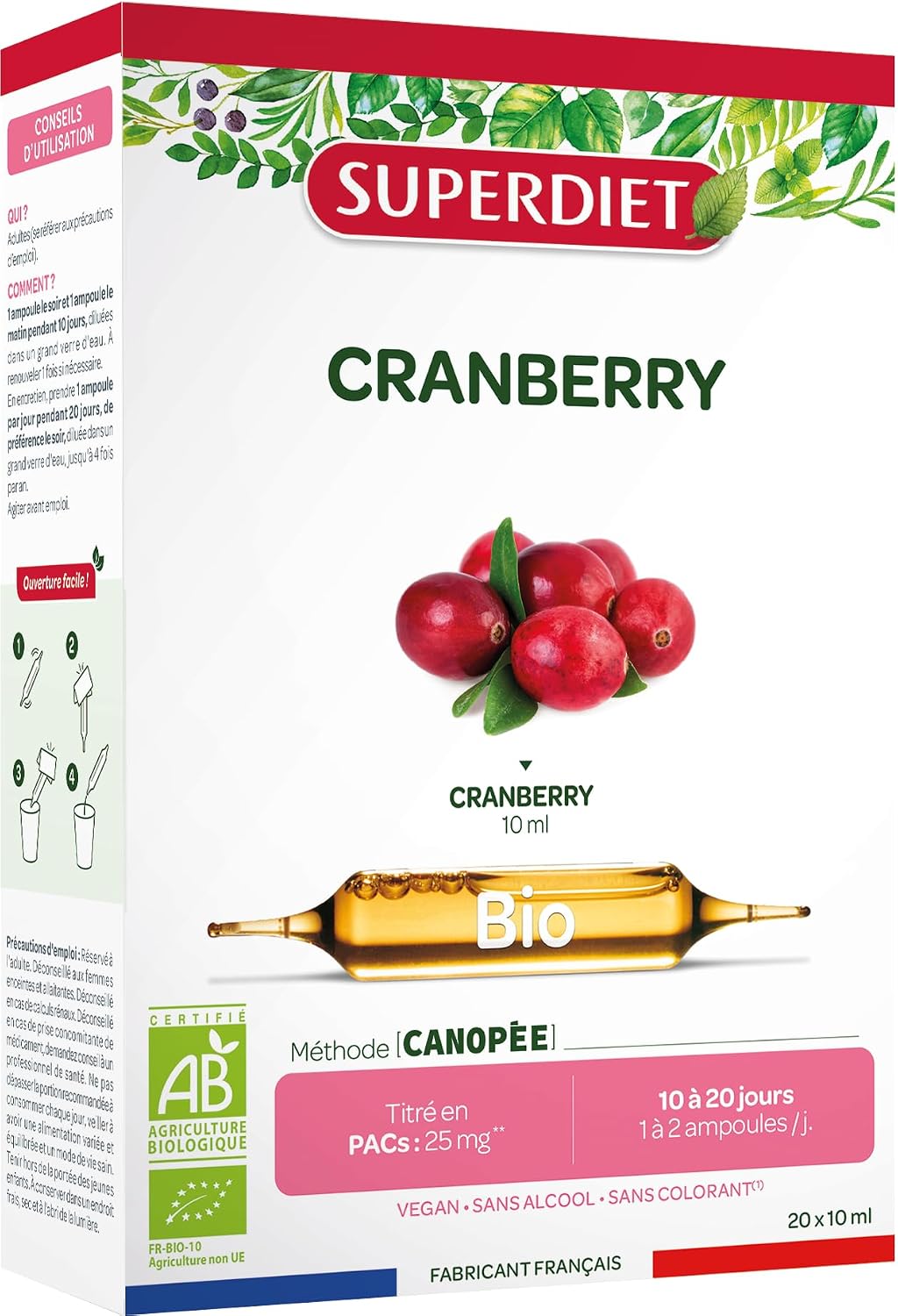 Organic Cranberry - Urinary Comfort - Ampoules - Image 2
