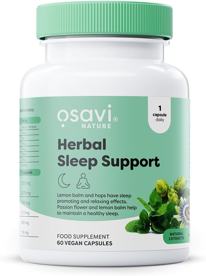Osavi Herbal Sleep Support (Melatonin Free) - 60 vegan caps - Image 2