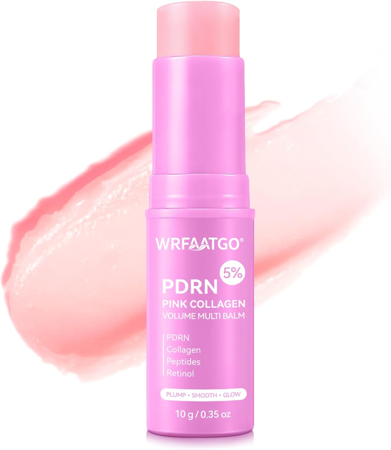 Pdrn Pink Collagen Volume Multi Balm Stick - For Plump, Smooth & Radiant Skin - Helping Look of Fine Lines, Firming Care, For Under-Eyes, Neck - Image 2
