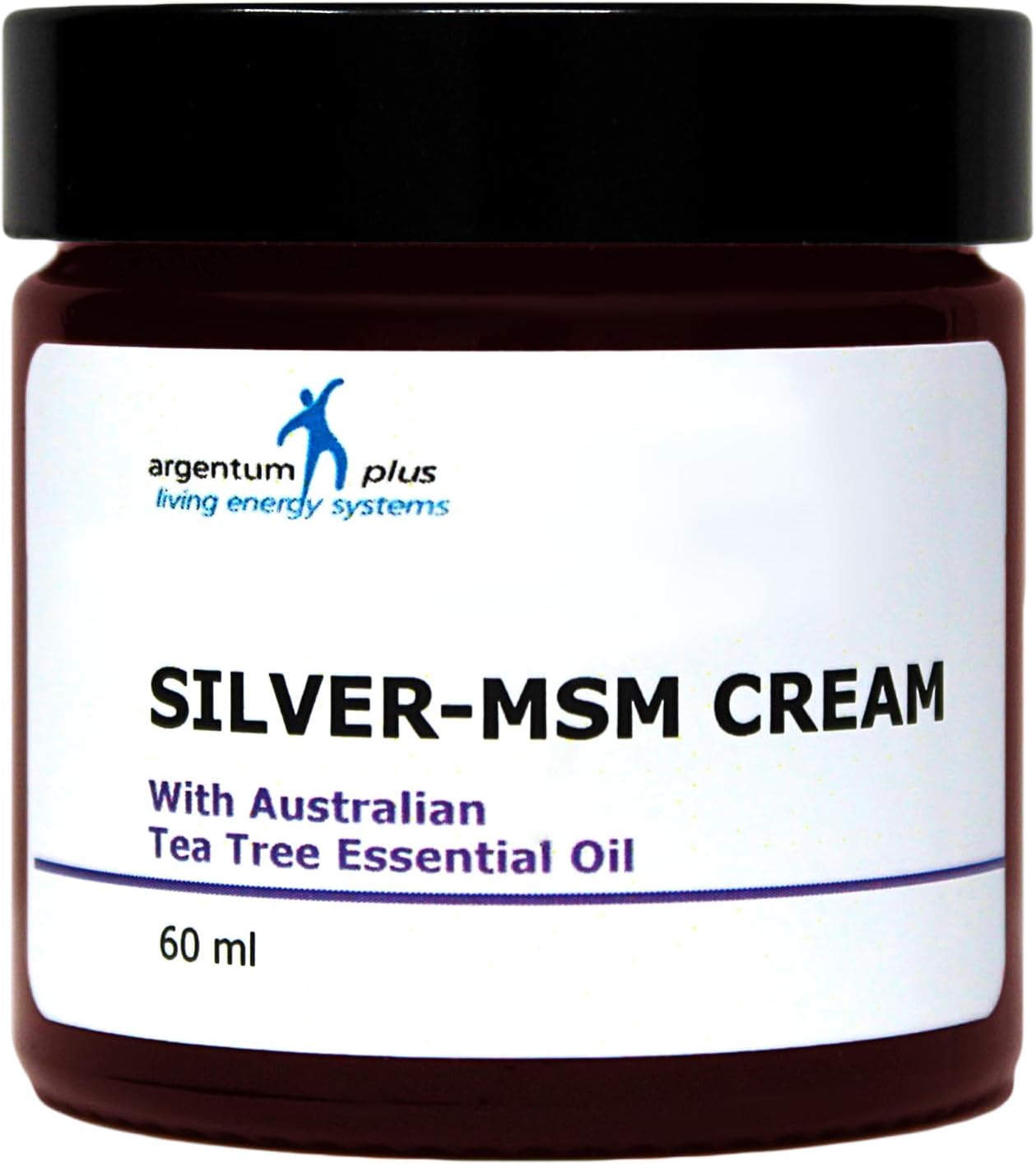 Silver-MSM Cream with Tea Tree Essential Oil - 60 ml - Image 2