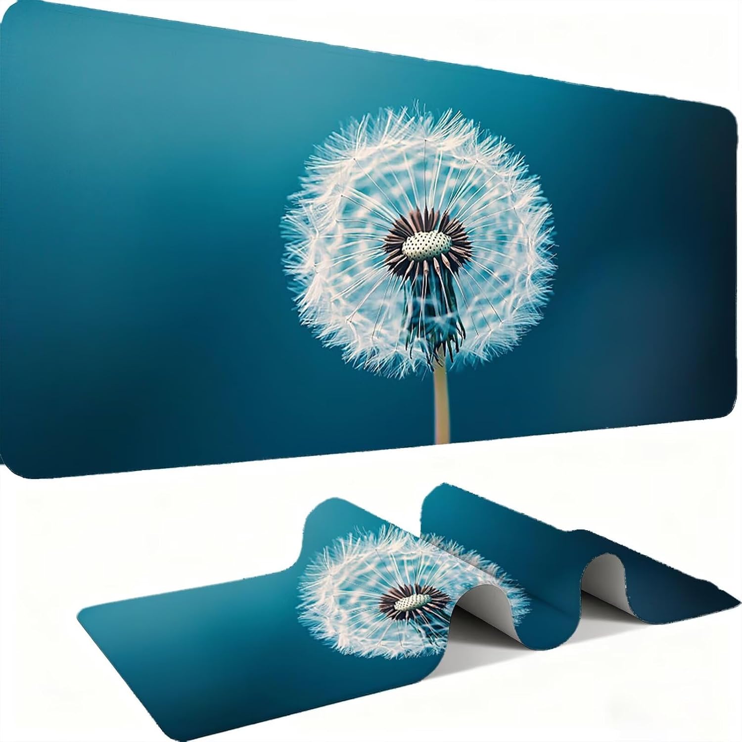 Tapis de Souris XXL 700x300mm Desk Mat, Large Tapis de Bureau Multifonctionnel et Etendu, Protection Bureau avec Base Anti-Dérapage, pour Tous Types de Souris Gaming - Plantes De Pissenlit C0P-188 - Image 2