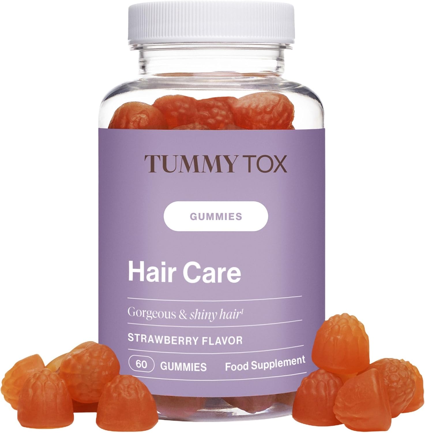 Tummy Tox Hair Care Biotin Gummies 6000 mcg, 60 Gummies - Image 2