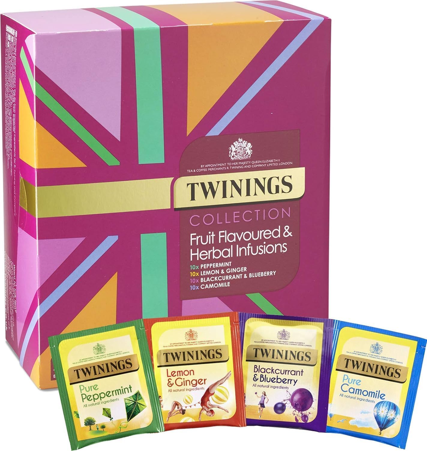 Twinings Infusion Box 4 Flavours 40 Sachets - Image 2