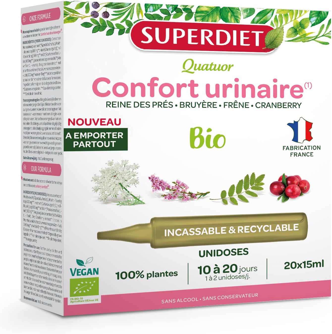 Urinary Comfort - Cranberry, Dandelion, Heather, Ash - Single Doses - Image 2