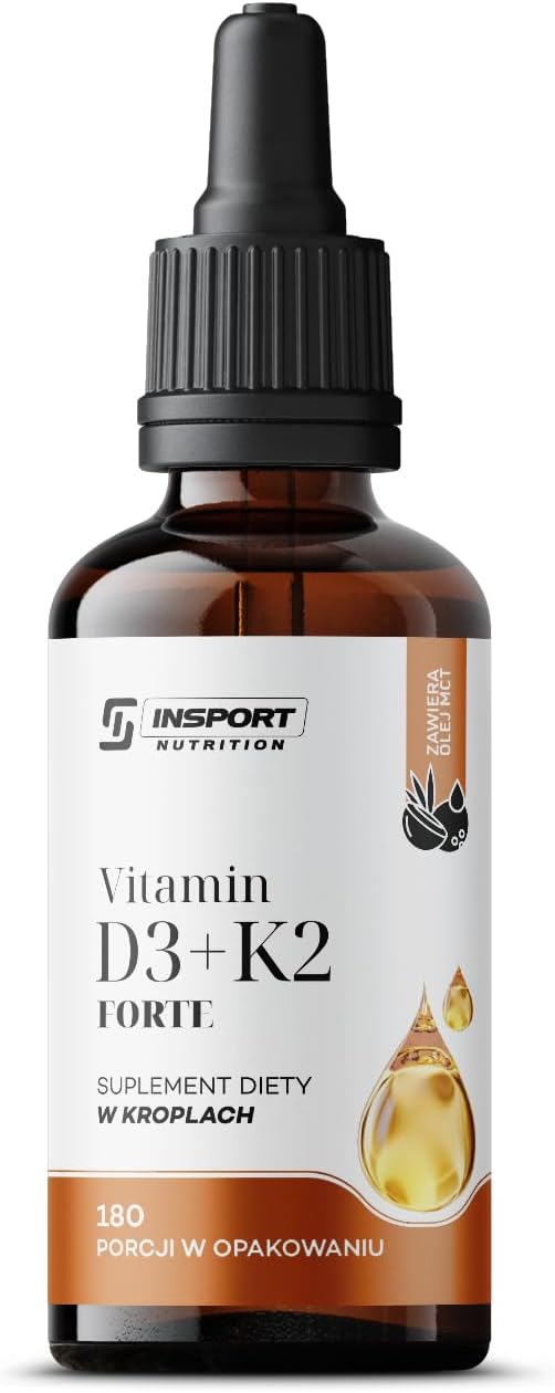 VITAMIN D3+K2 1 fl oz DROPS BONE TEETH MUSCLES IMMUNITY | INSPORT - Image 2